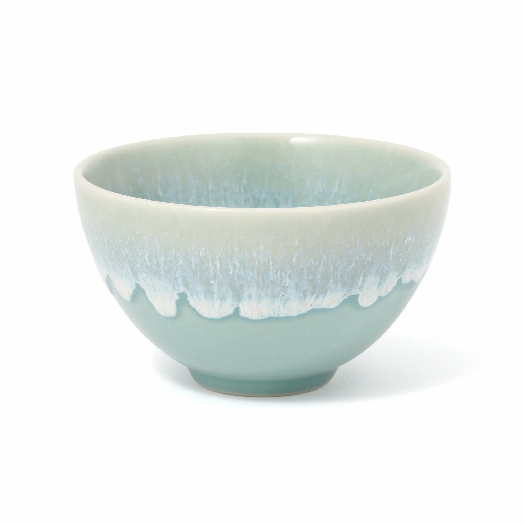 Mino Rice Bowl  Greenhand-painted ceramic bowl