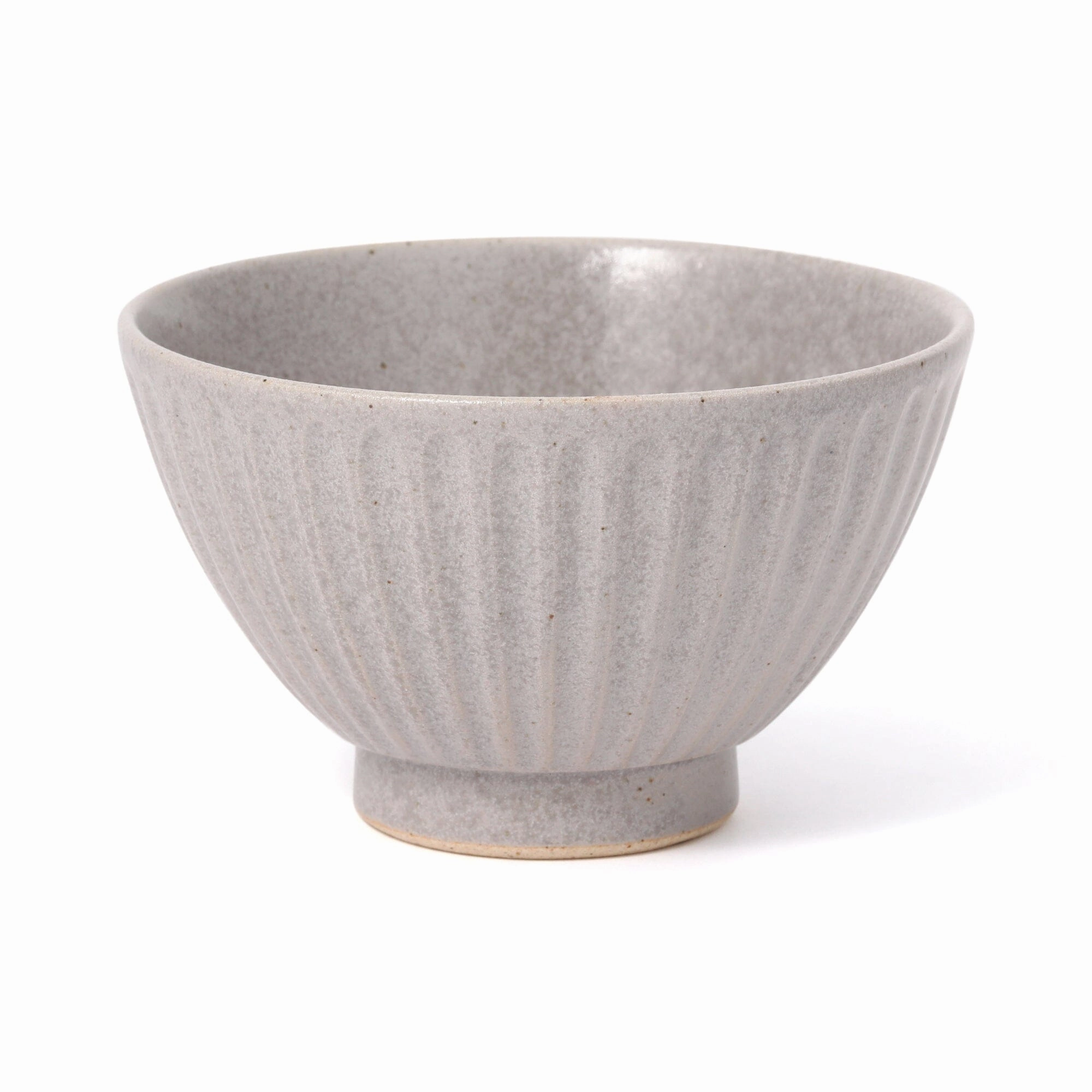 Mino Rice Bowl Shinogi Matte Grayhand-painted ceramic bowl