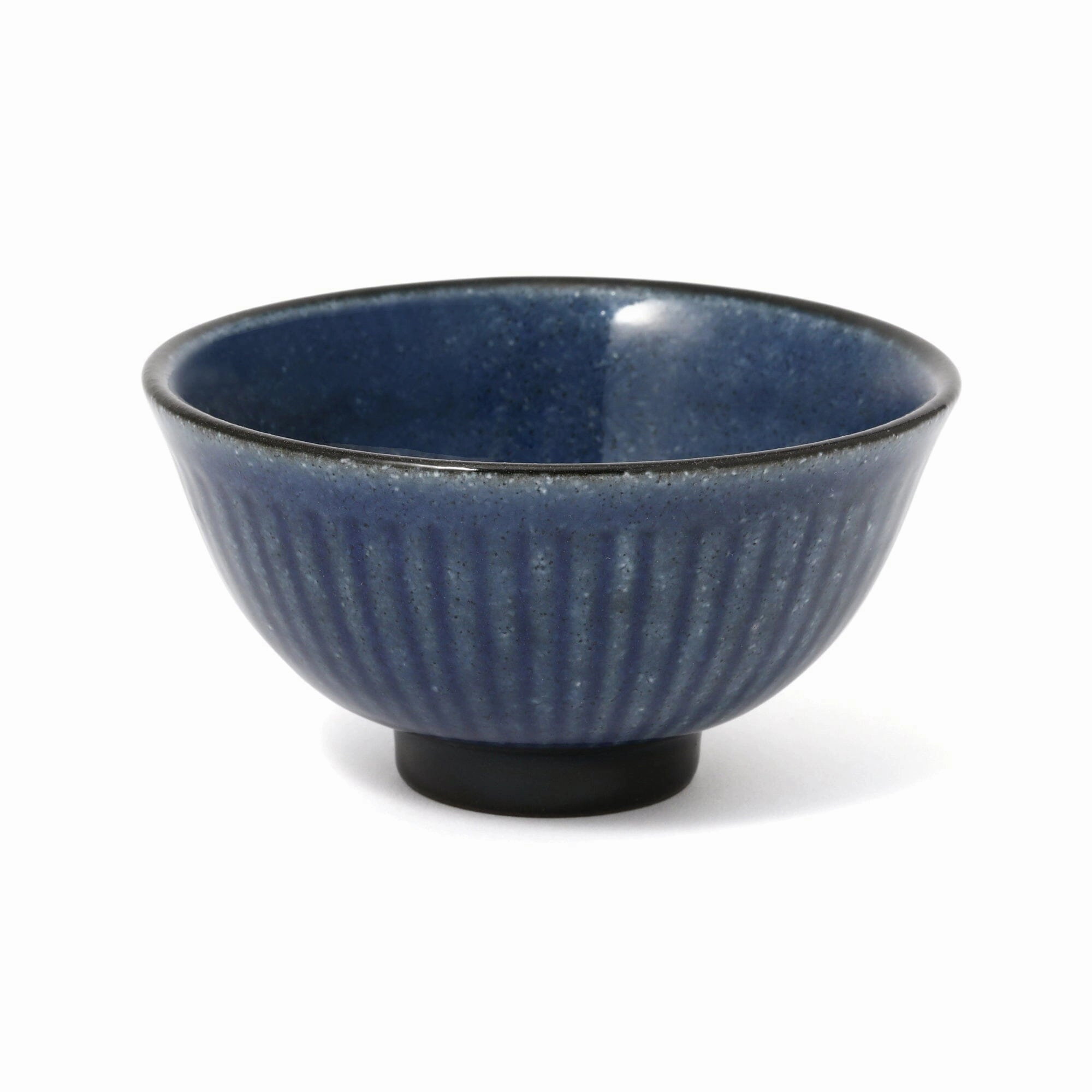 Mino Rice Bowl Shinogi Medium Bluehand-painted ceramic bowl