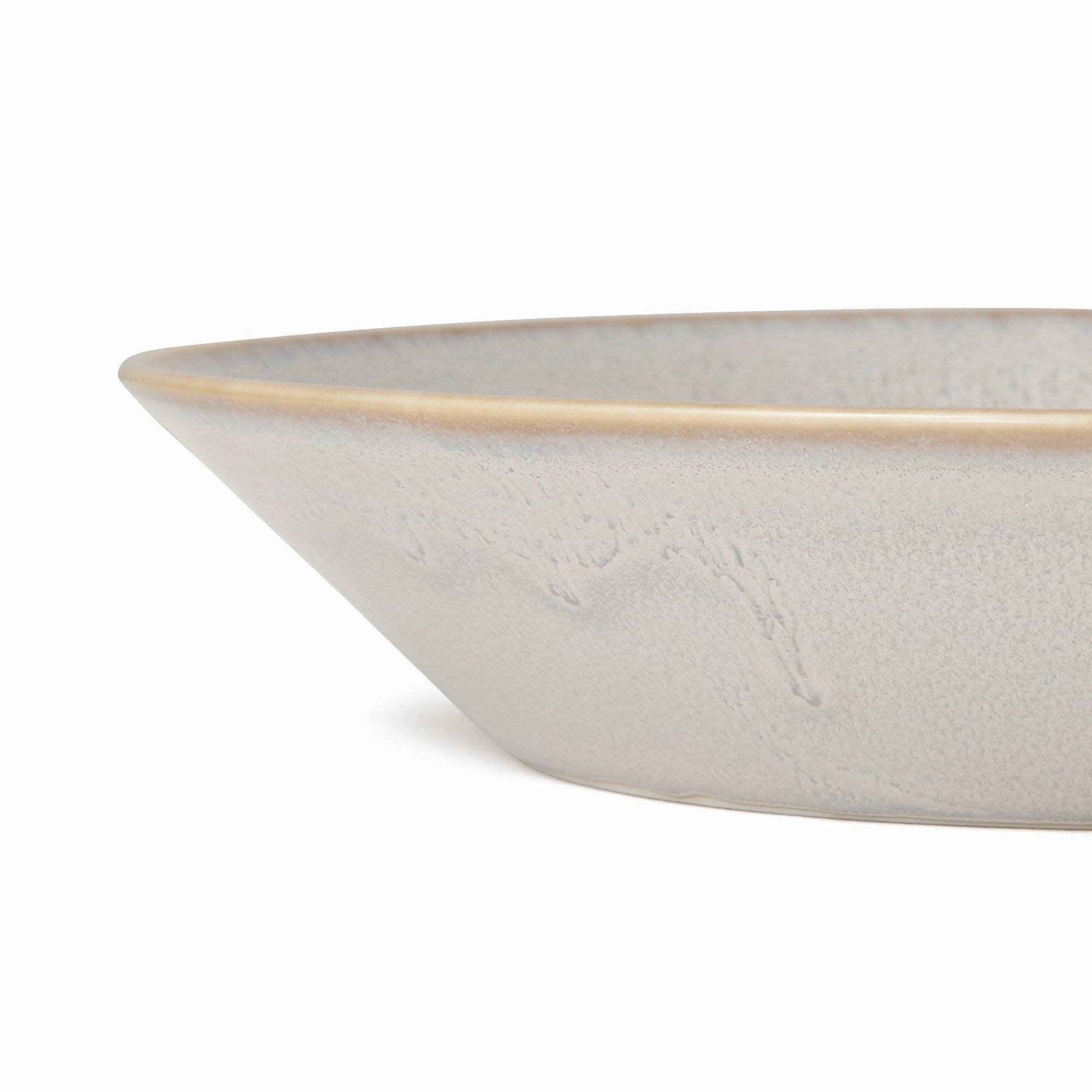 Minoyaki Irodori Deep Plate  Light Gray