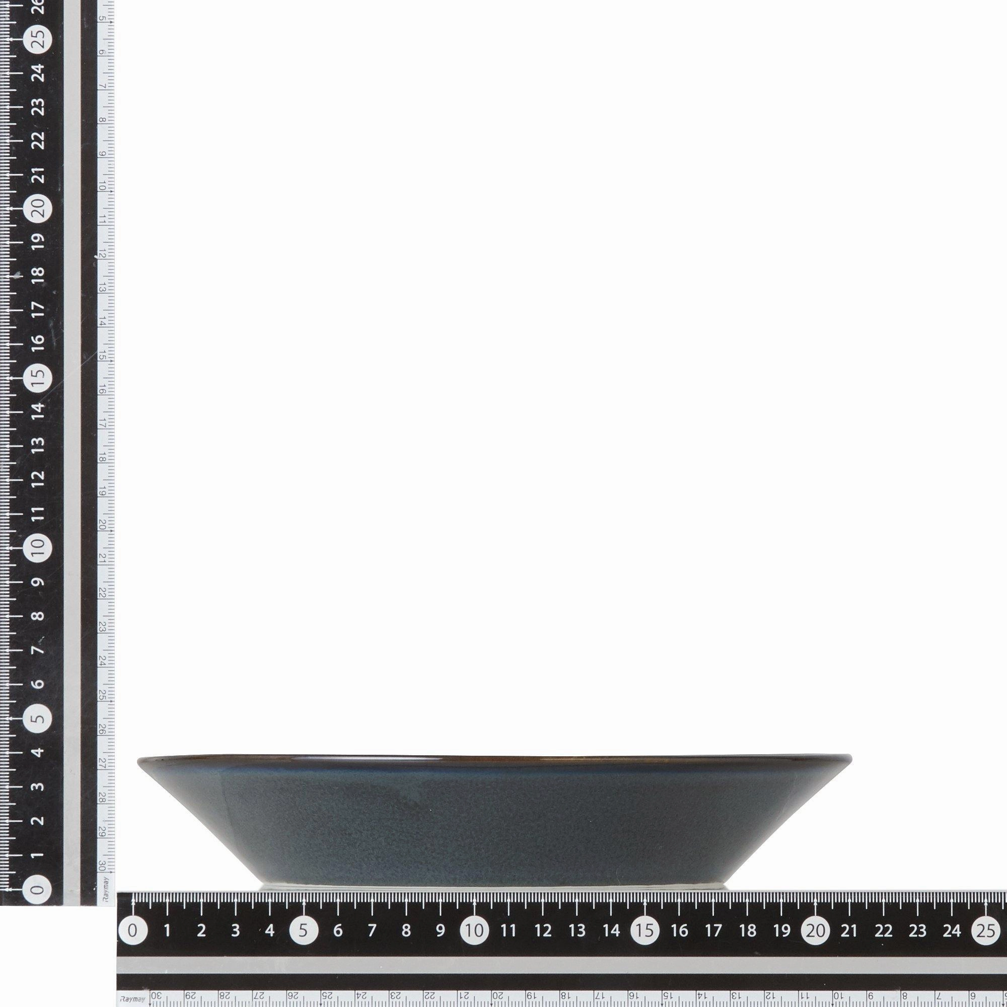 Minoyaki Irodori Deep Plate  Light Gray