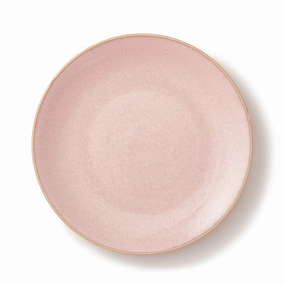 Minoyaki Irodori Plate Medium Light Pinkhand-painted ceramic bowl
