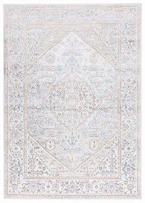 Mira Grey Tan And Blue Lustrous Traditional Rug *NO RETURNS UNLESS FAULTYmodern color block patchwork rug