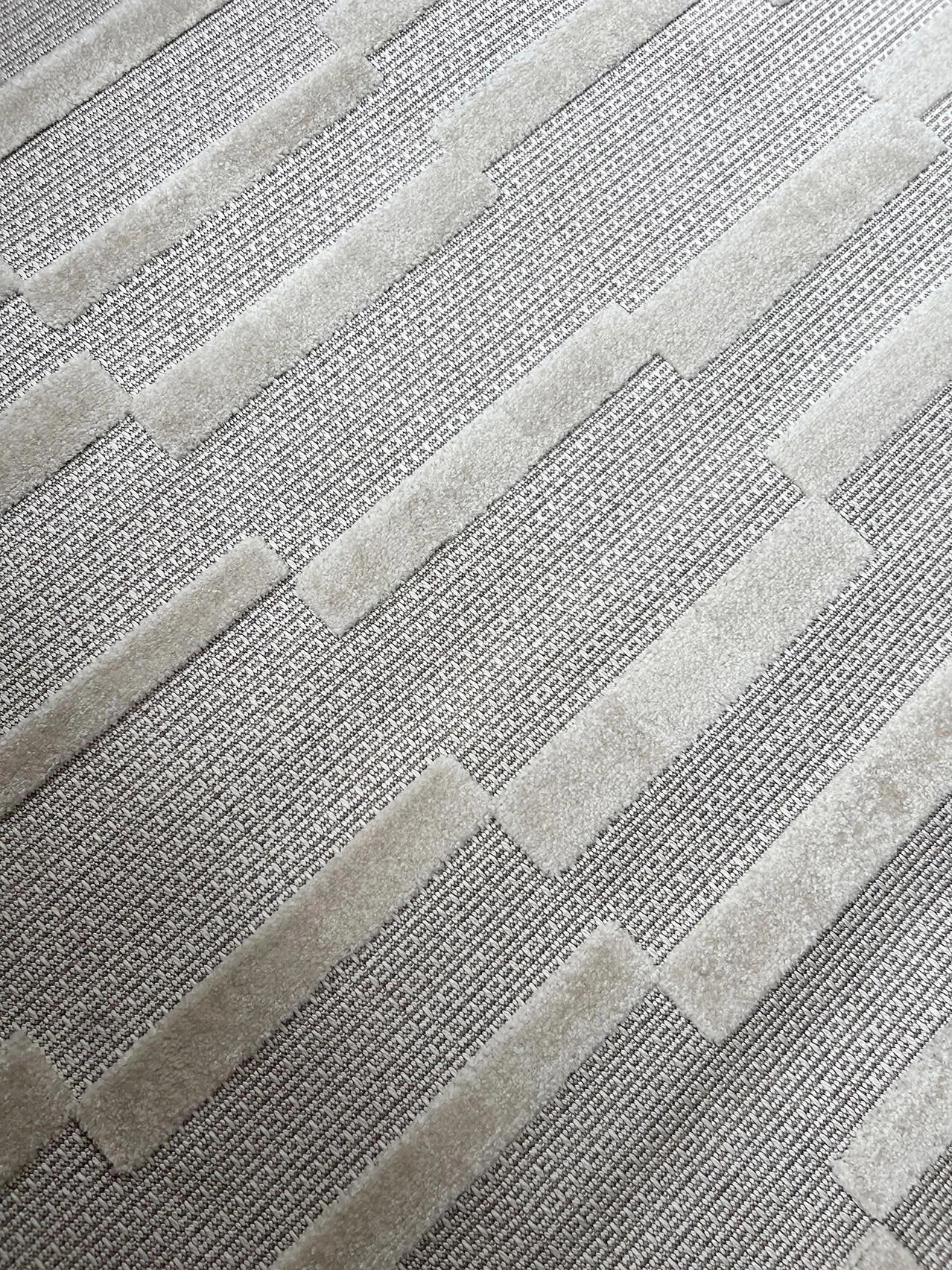 Miran Ivory Cream Striped Indoor Outdoor Rug *NO RETURNS UNLESS FAULTY
