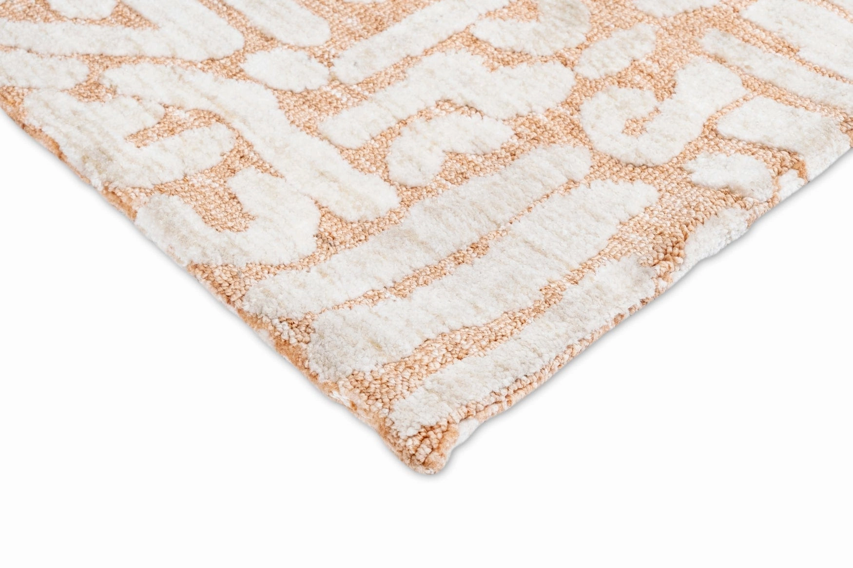 Miranda Peach and Cream Transitional Tribal Rug