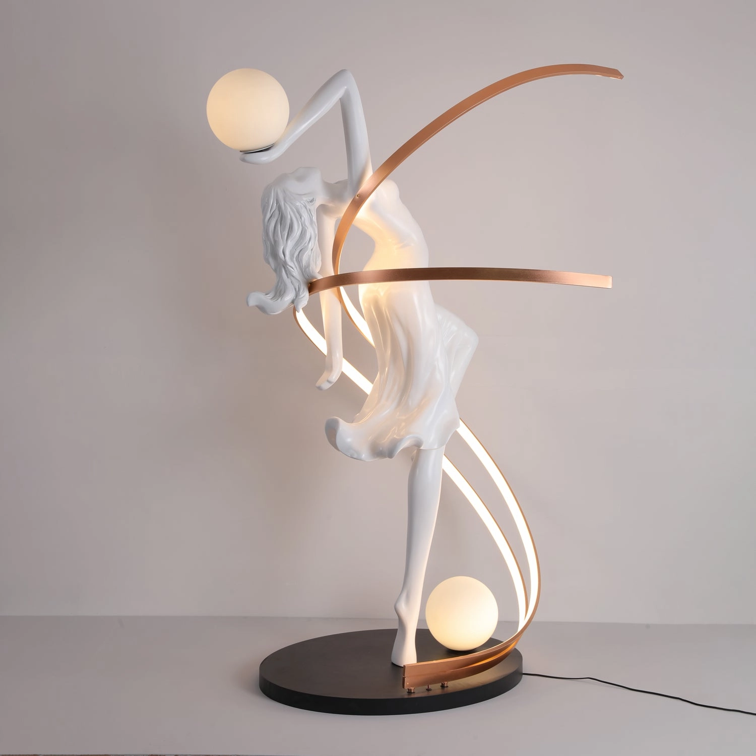 Misha Goddess Statue Floor Lamp