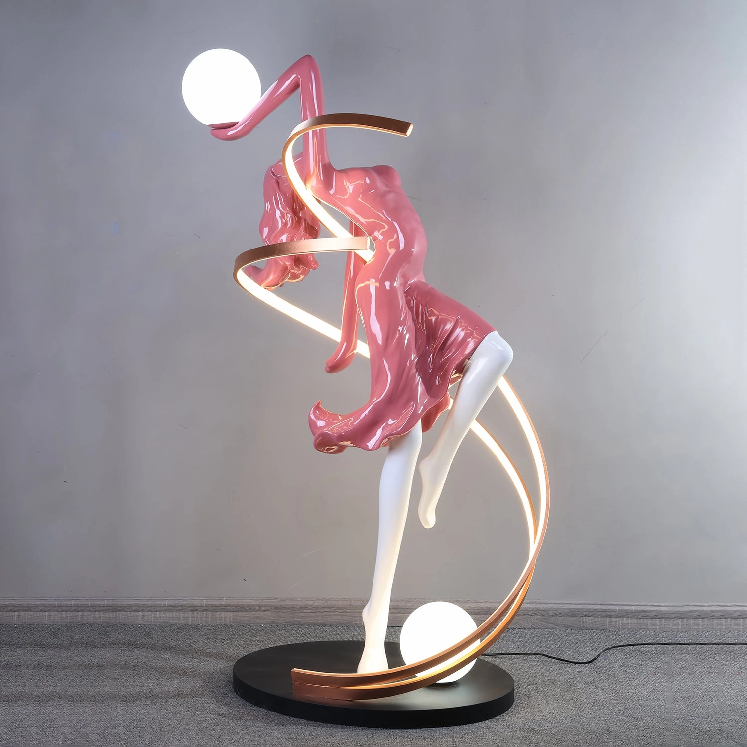 Misha Goddess Statue Floor Lamp