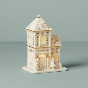 Mistletoe Park Lit Library Figurinehome decor ,wall decor 