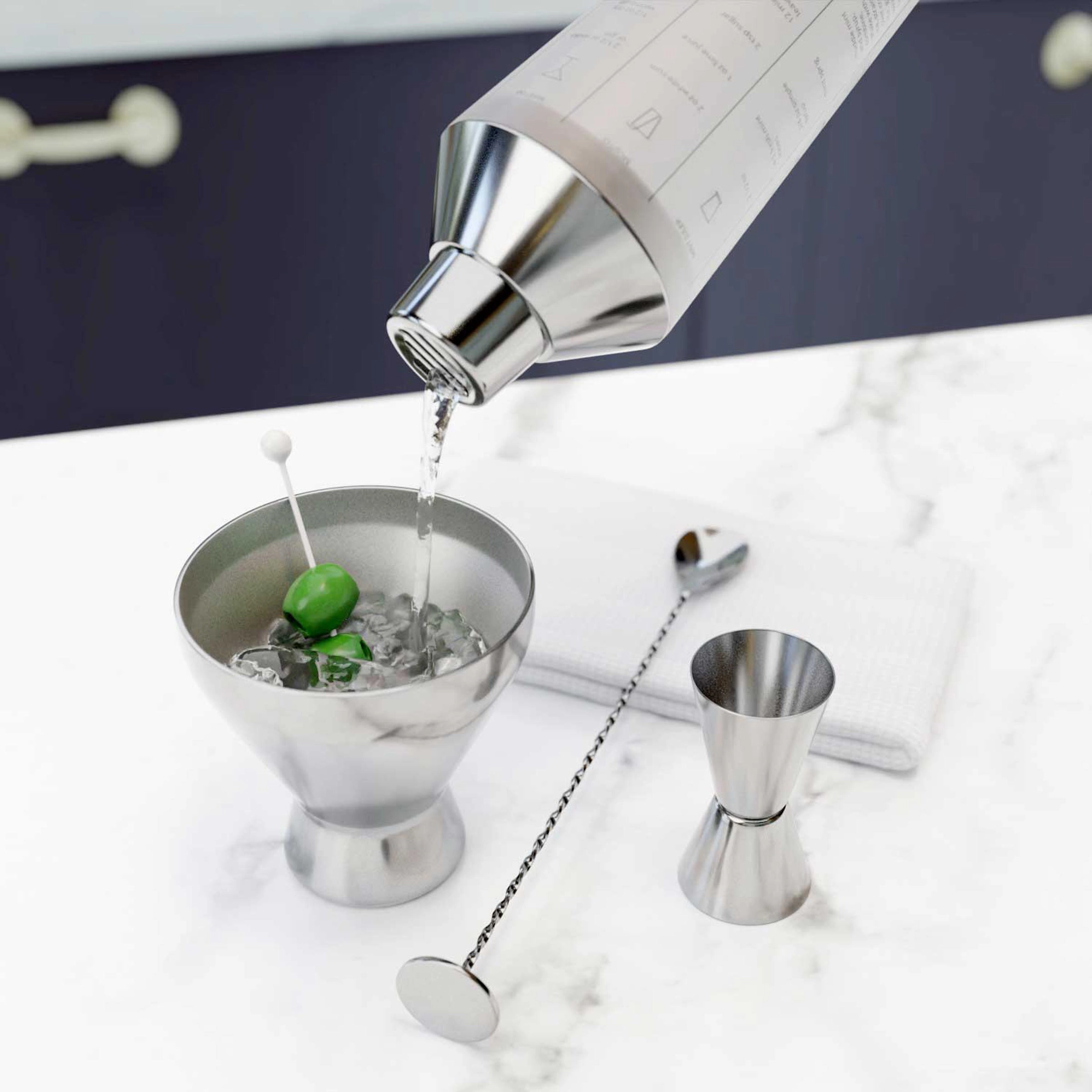 Mixology Shaker Tool Set 5 pc