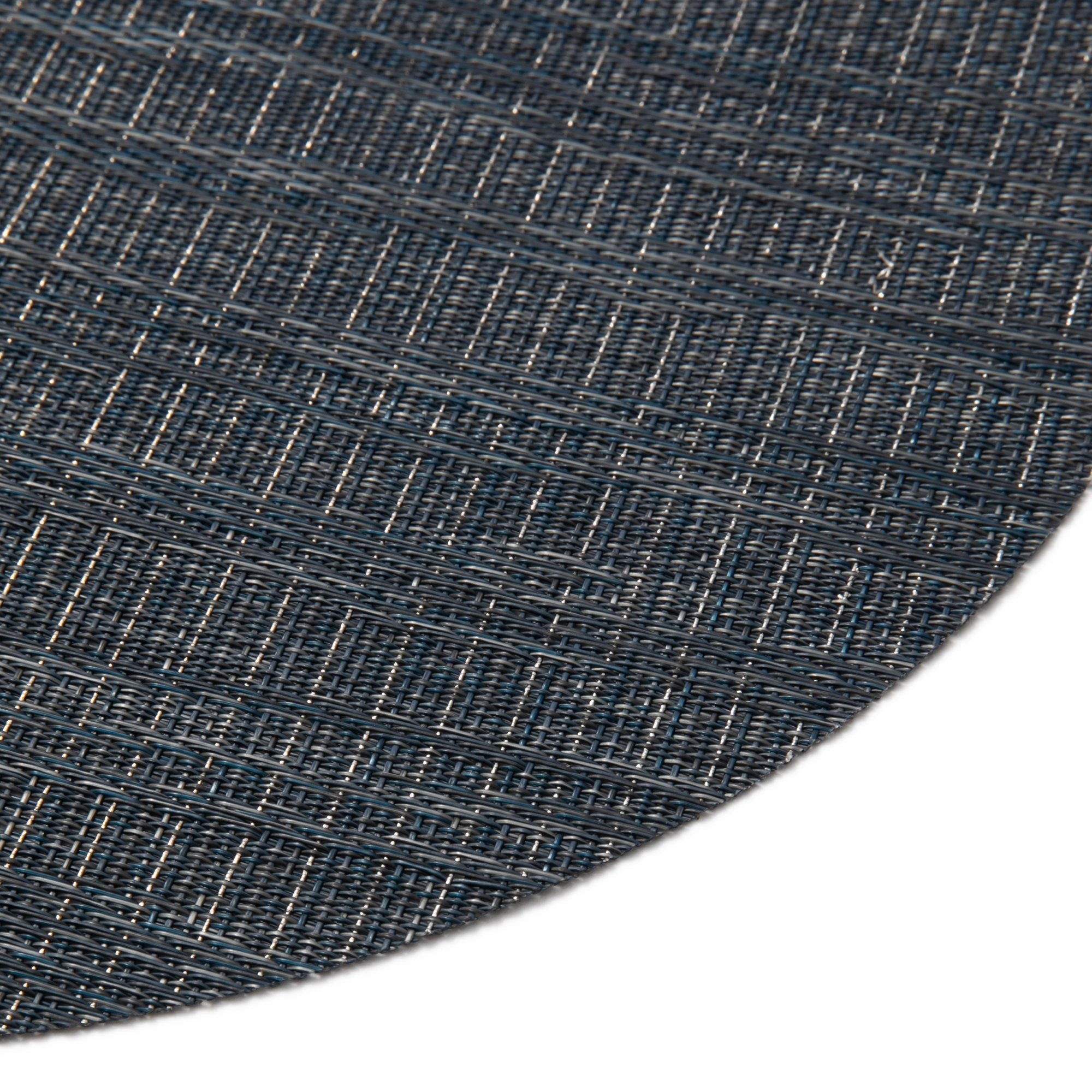 Mixweave Lunch Mat Navy