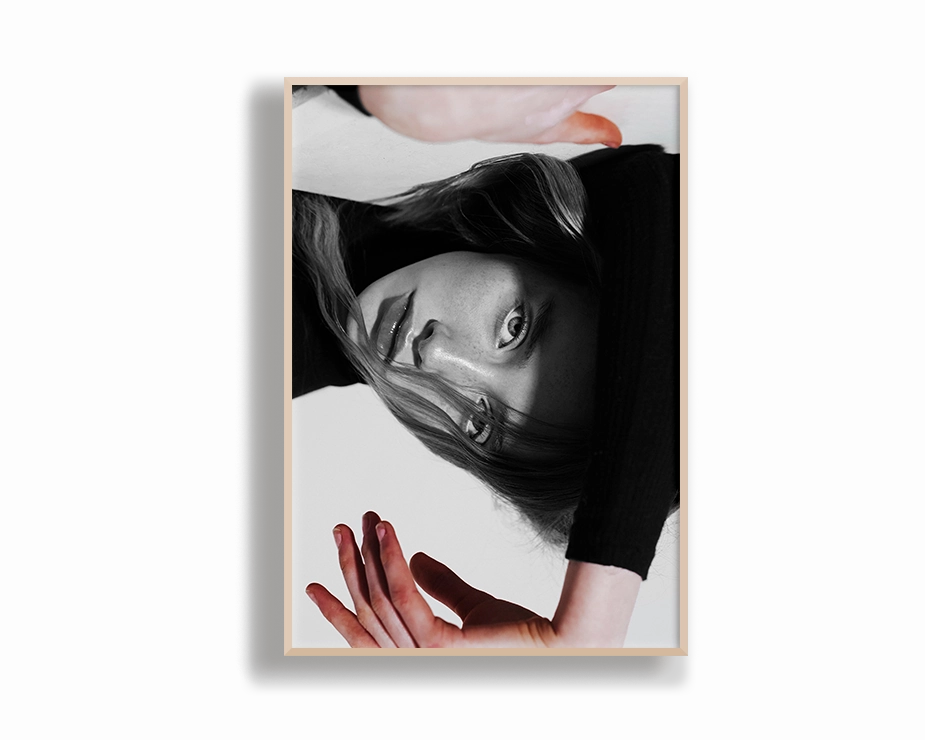 Model Art Portrait Colored