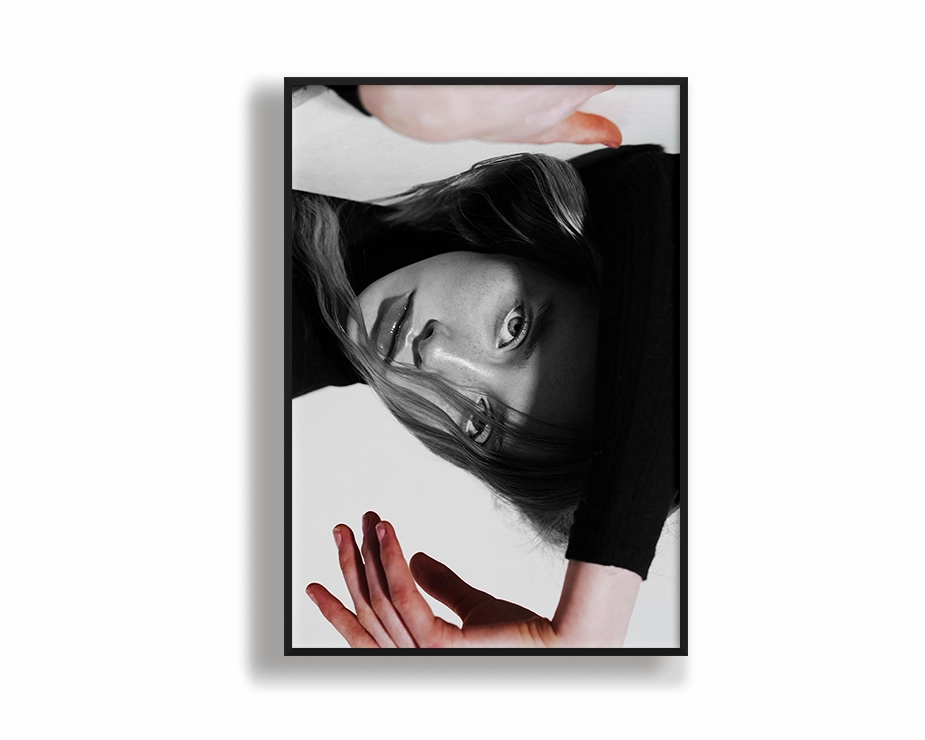 Model Art Portrait Colored