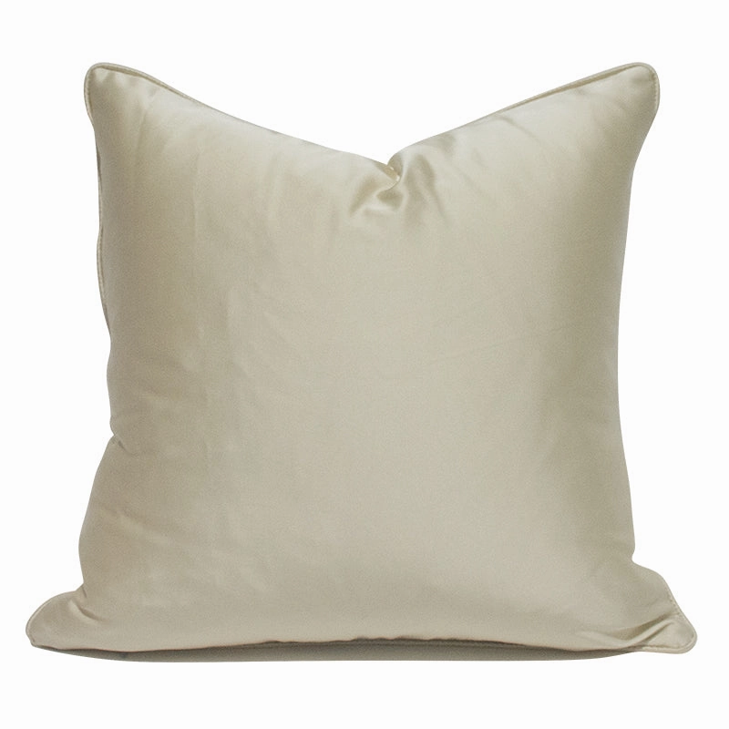 Modern Abstract Beige Throw Cushion