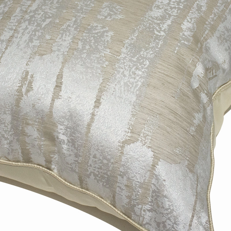 Modern Abstract Beige Throw Cushion