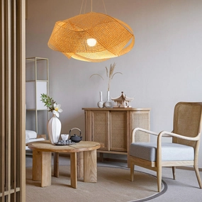 Modern Bamboo Entwined Ceiling Lighttable lamp,smart table lamp
