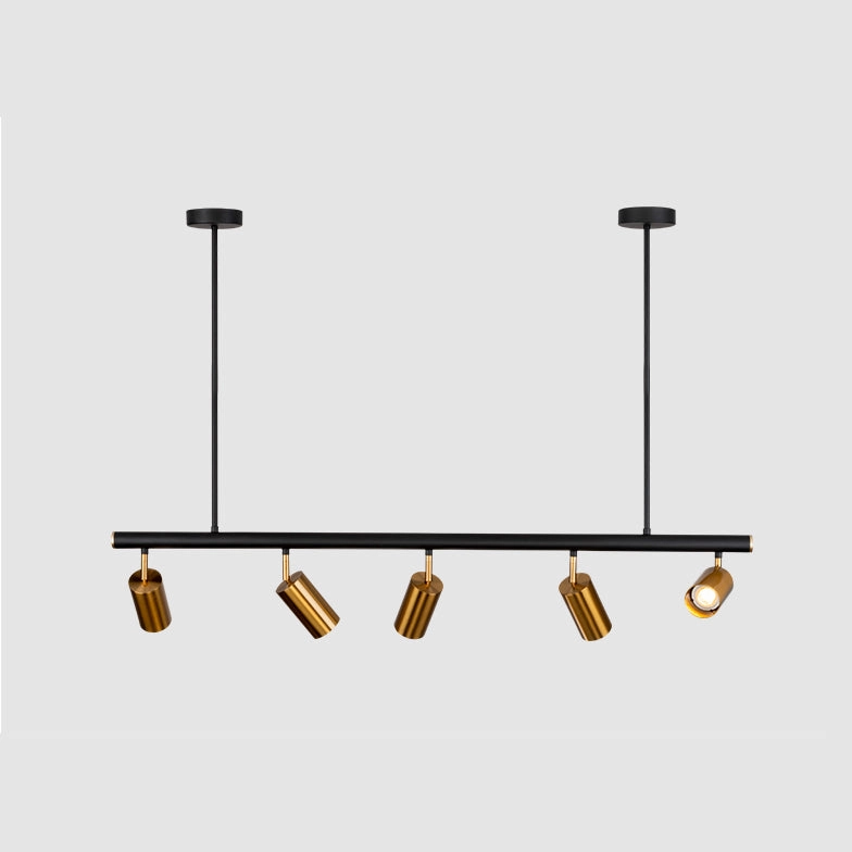 Modern Brass Hanging Track Lights