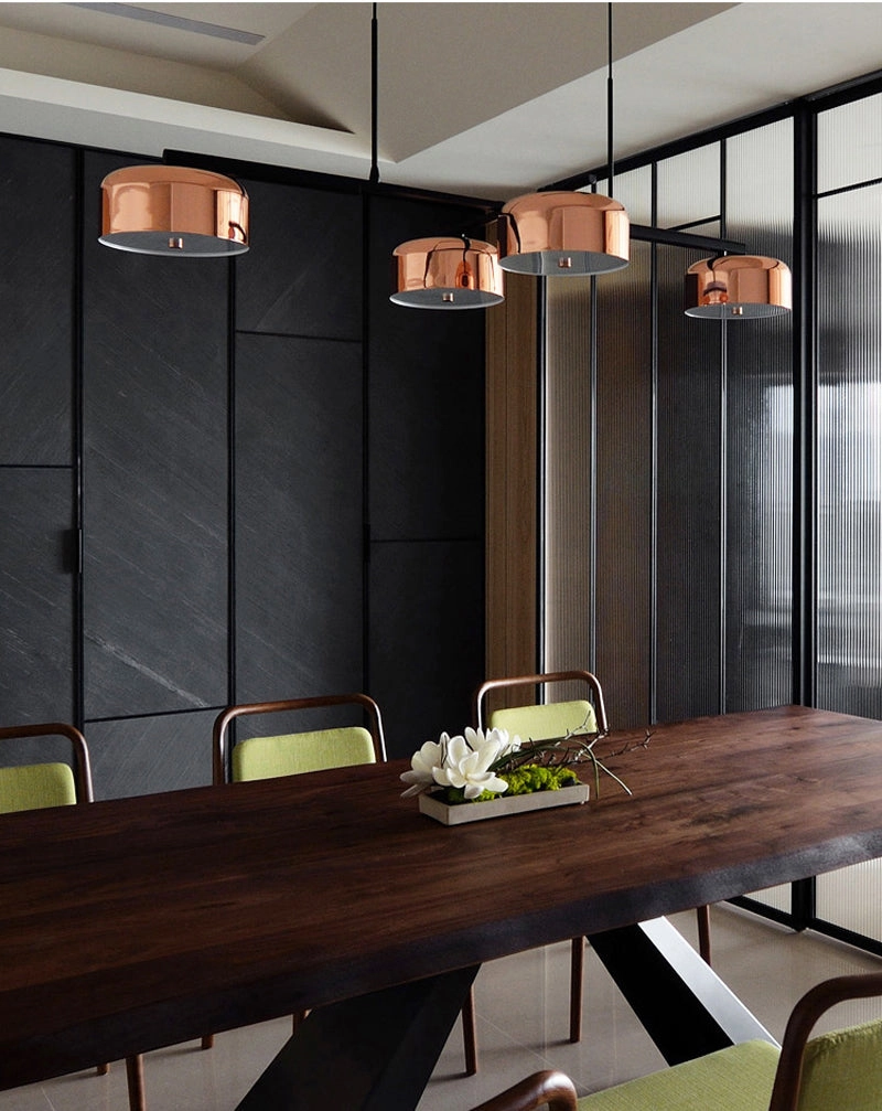 Modern Copper Island Pendant Light