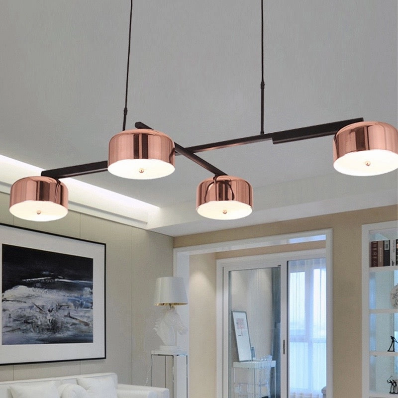 Modern Copper Island Pendant Light