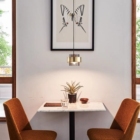 Modern Gold and Smokey Glass Pendant Lighttable lamp,smart table lamp