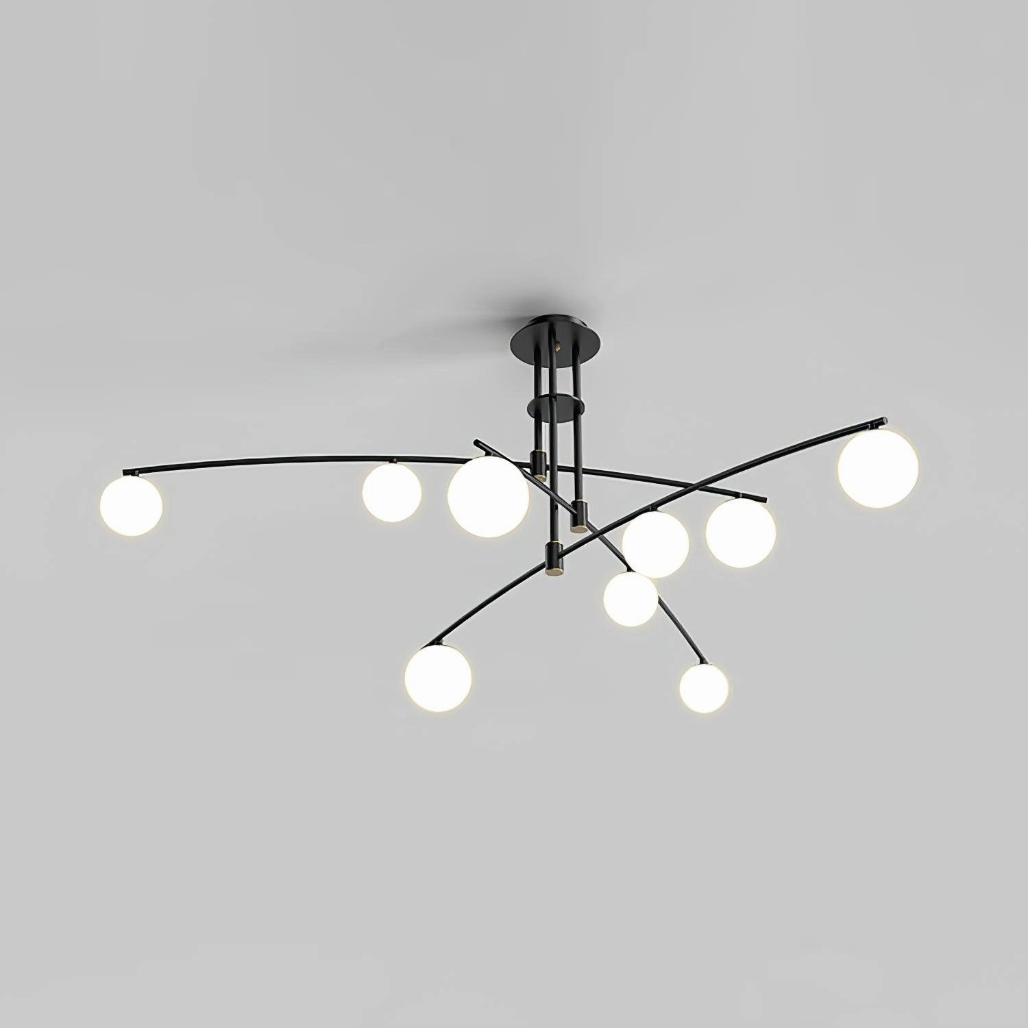 Modern Long Arm Chandelier