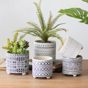 Modern Monochrome Plant Potshome decoration ,modern home decor 