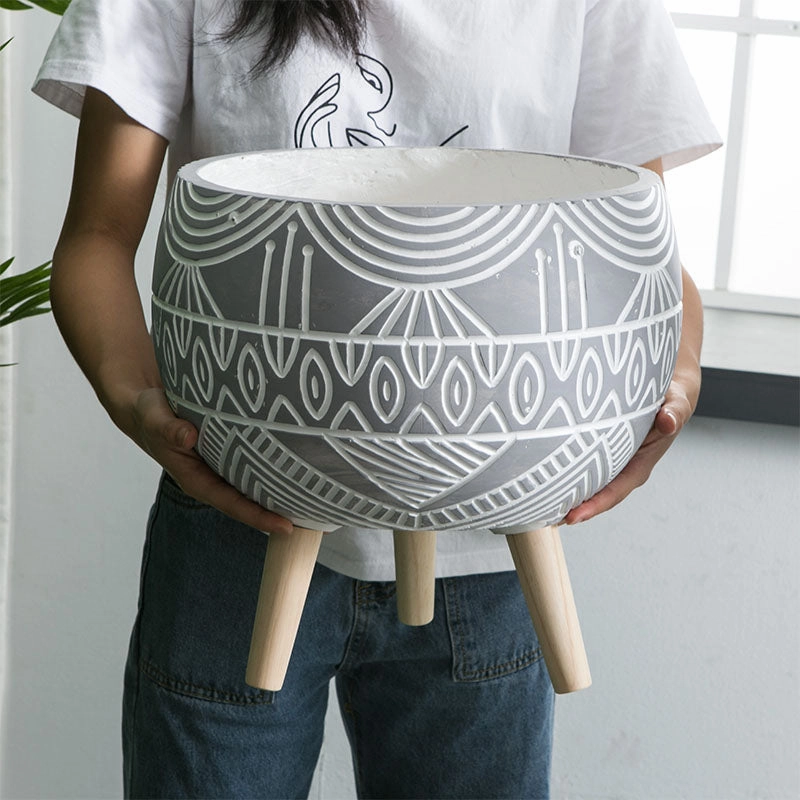 Modern Moroccan Planter with Legs