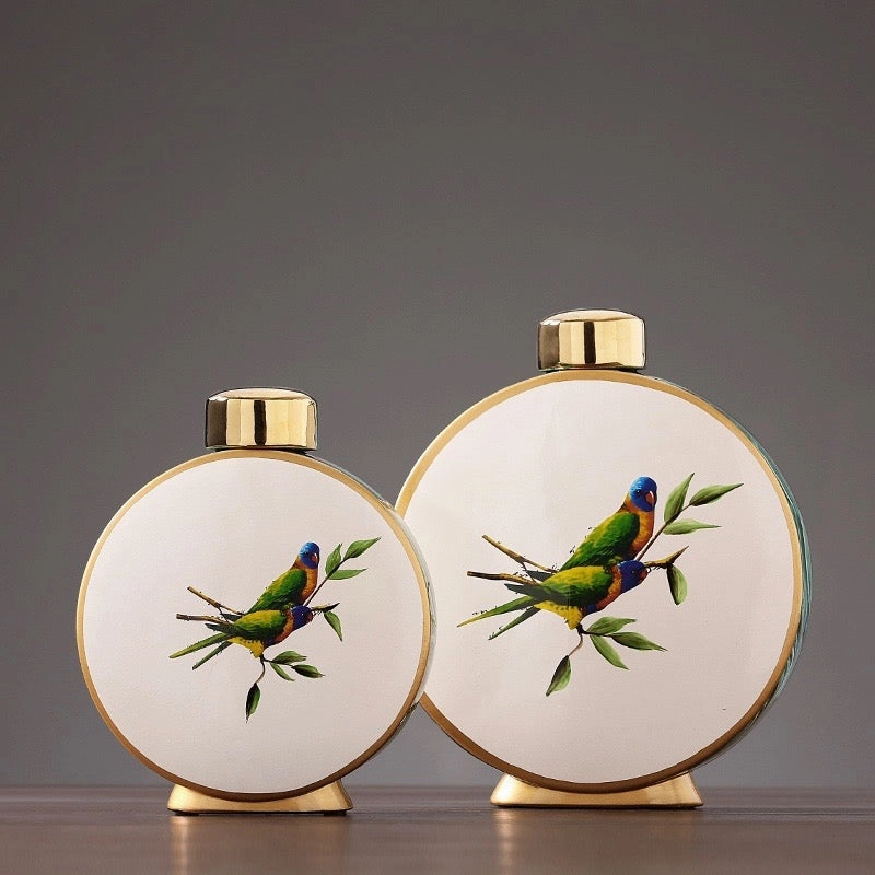 Modern Round Chinese Vase