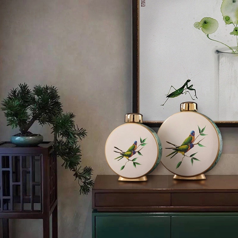 Modern Round Chinese Vase SALEhome decoration ,modern home decor 