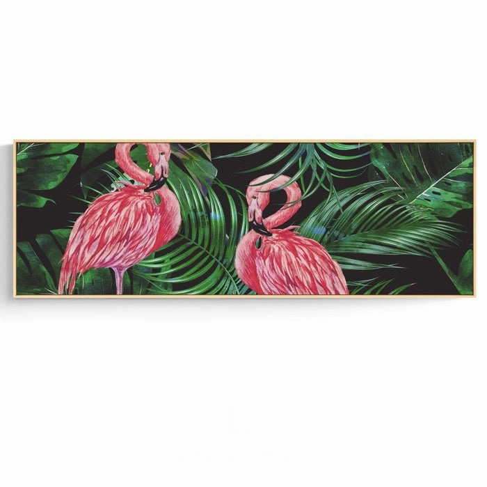 Modern Tropical Wall Art With Frame