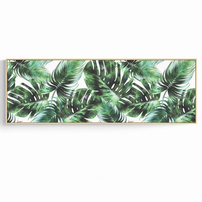 Modern Tropical Wall Art With Frame