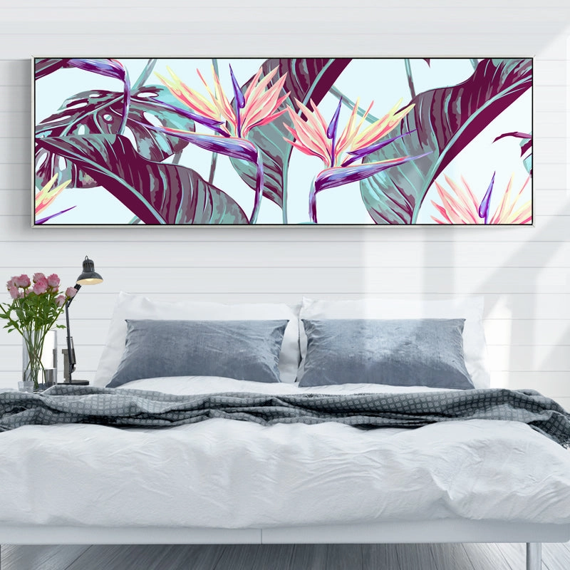 Modern Tropical Wall Art With Frame