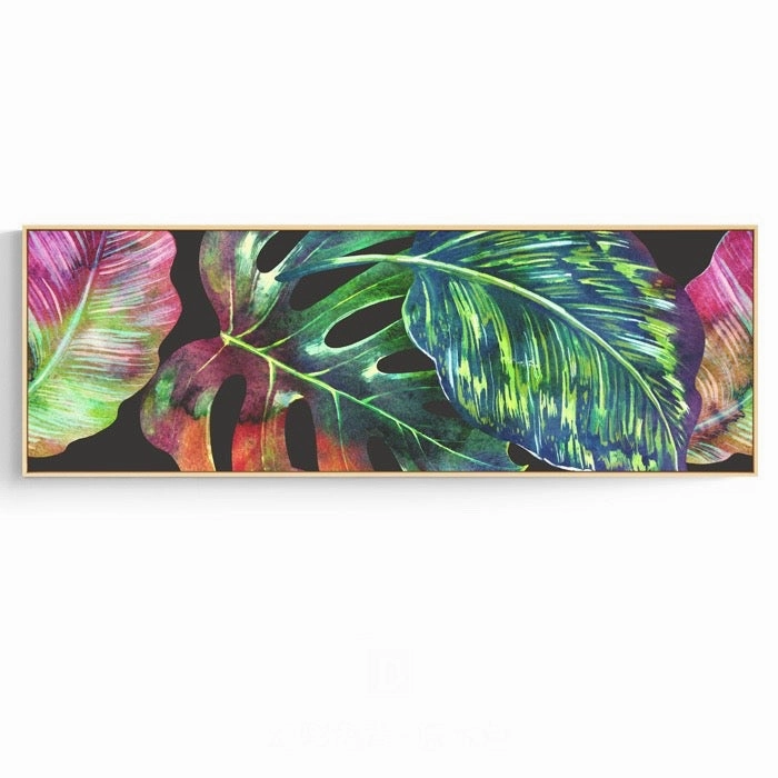 Modern Tropical Wall Art With Frame
