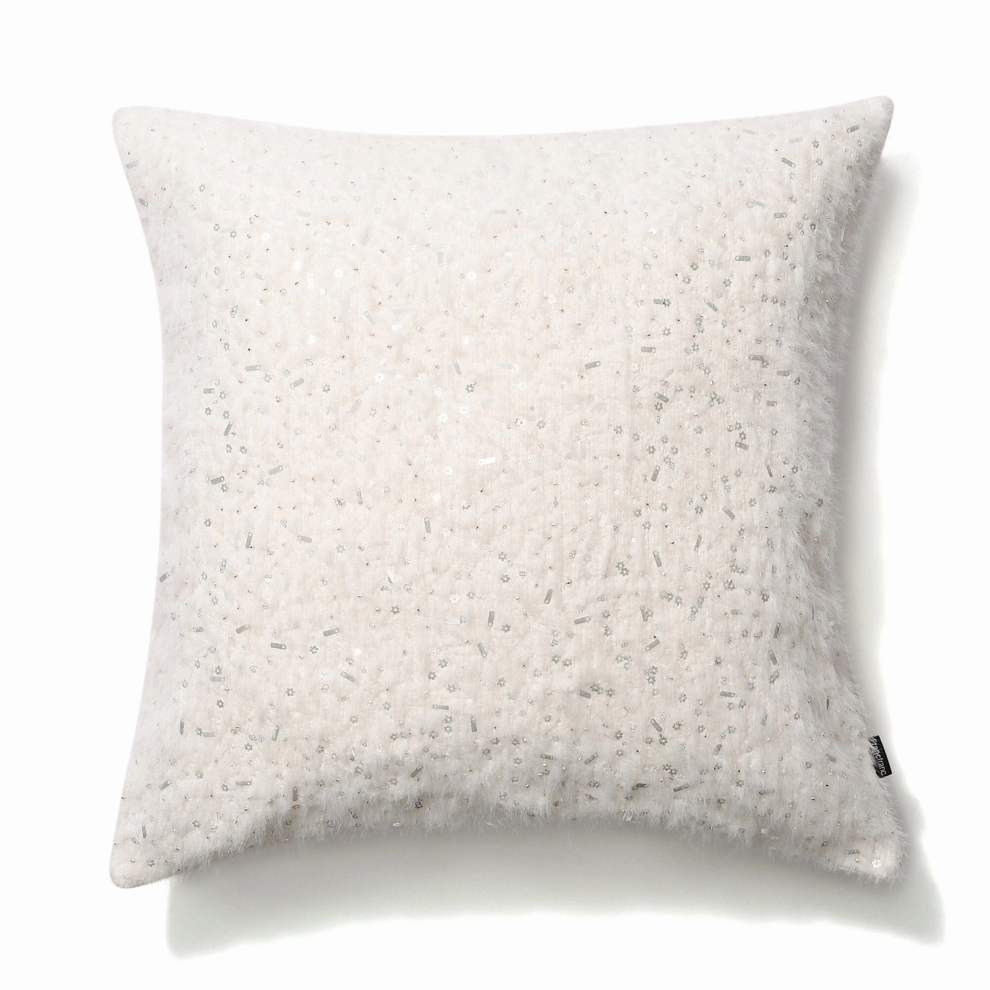 Mohair Beads Cushion Cover 450 X 450 Whitebedding sets ,throw blankets 