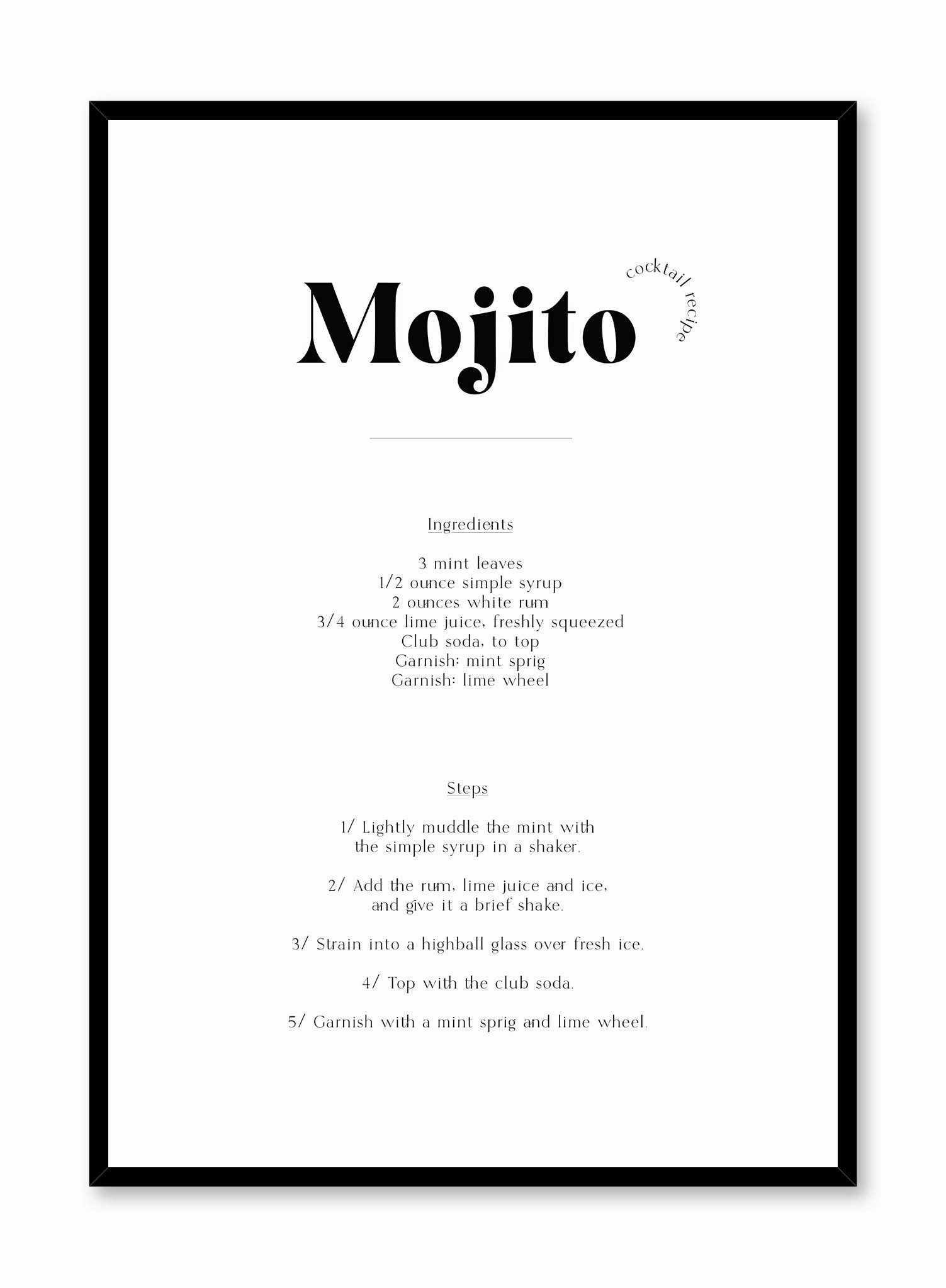 Mojito, Posterpop culture themed posters