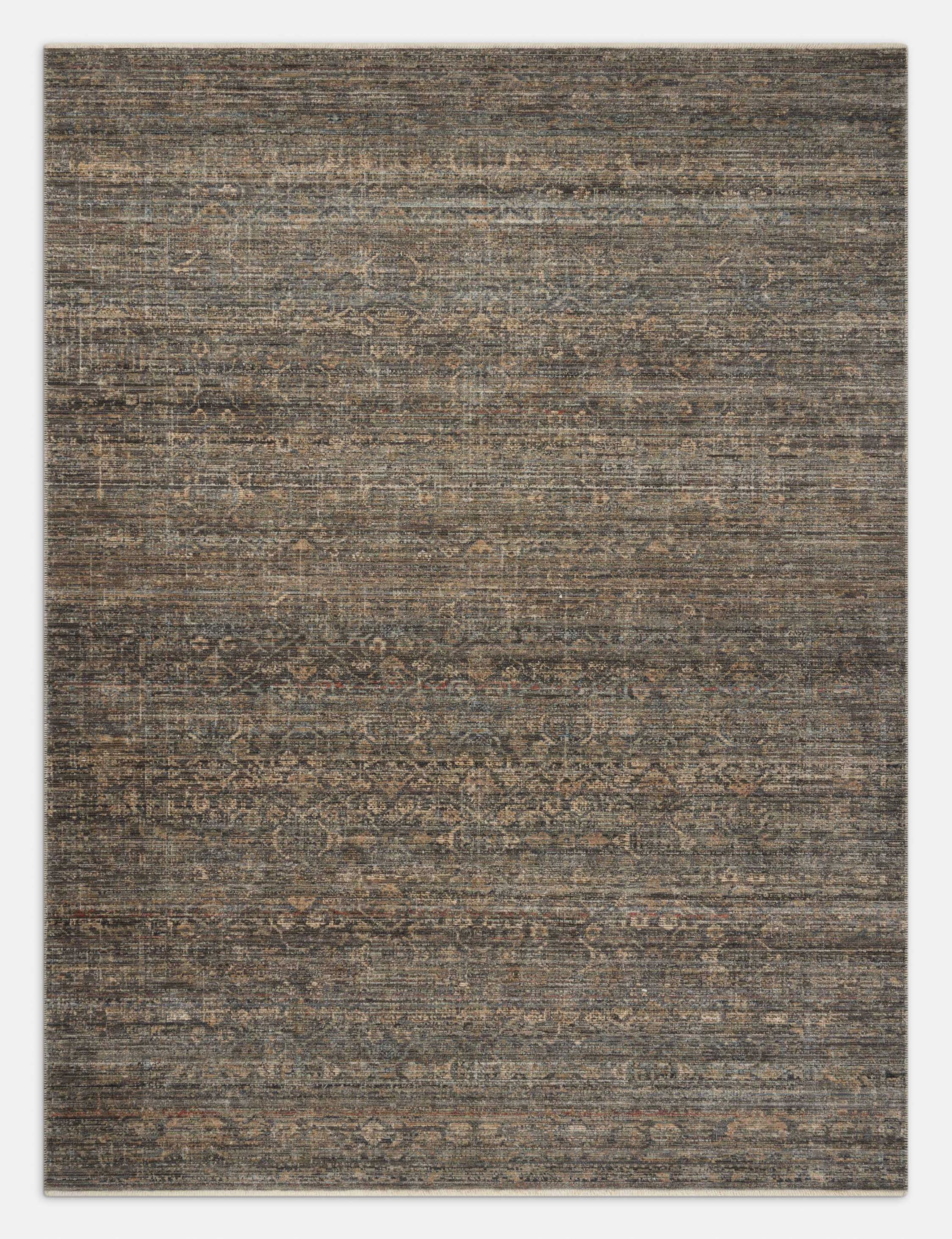 Molly III Rug by Amber Lewis x Loloimodern color block patchwork rug
