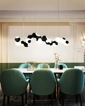 Monochrome Geometric Cluster Pendant Lightmodern wall lamp,smart wall lamp