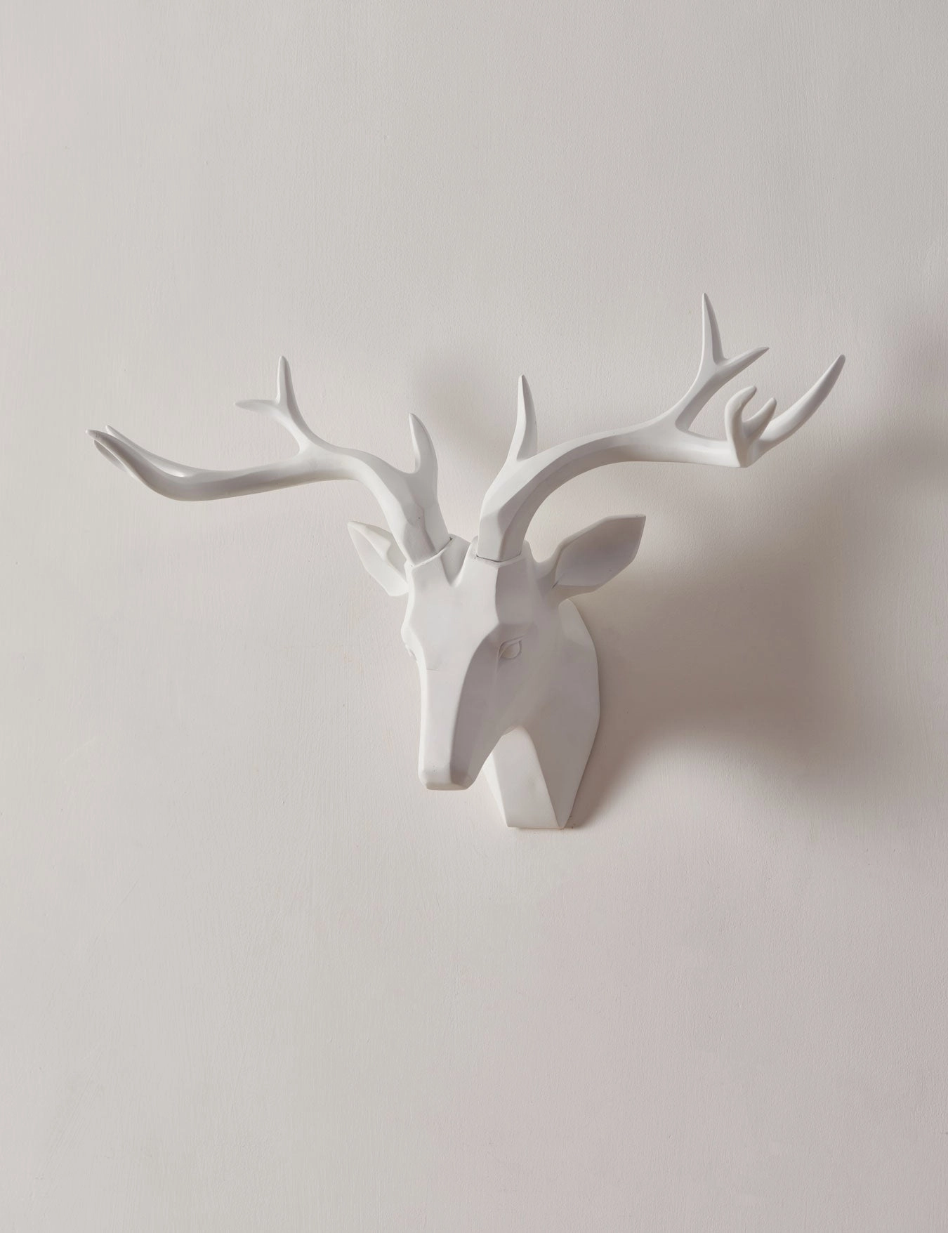 Monochrome Wall Mounted Stag