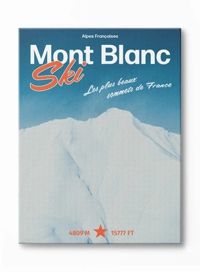 Mont Blanc, Canvasindoor decorative canvas print