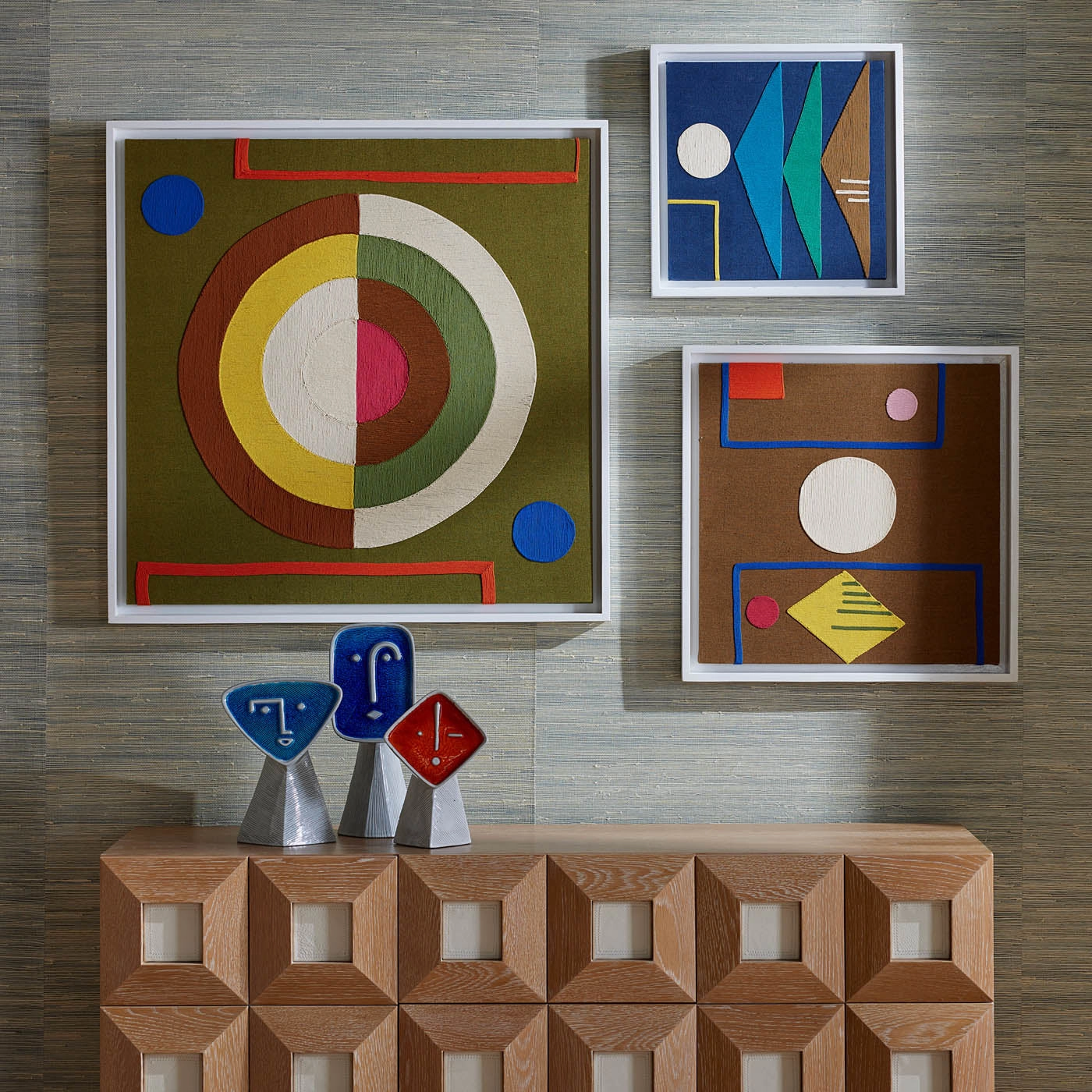 Monterey Bullseye Corded Art