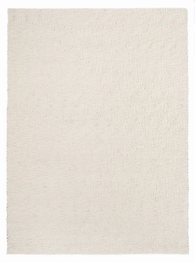 Monti Cream Textured Handmade Wool Rugmodern color block patchwork rug