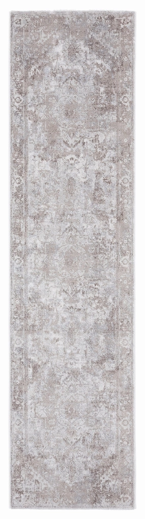Morgan Beige and Brown Transitional Distressed Medallion Runner Rug *NO RETURNS UNLESS FAULTYmodern color block patchwork rug