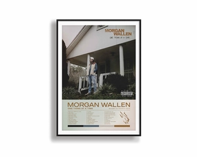 Morgan Wallen One Thing at a Time Album Artmodern abstract painting decor