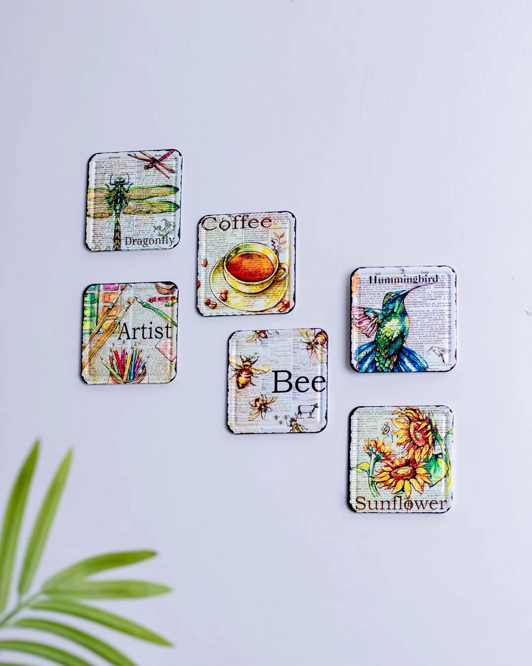 Morning Sunshine Metal Coasters - Set of 6