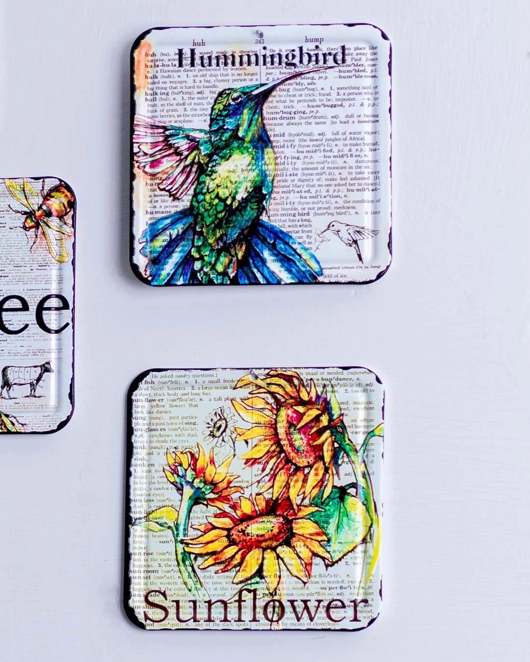 Morning Sunshine Metal Coasters - Set of 6