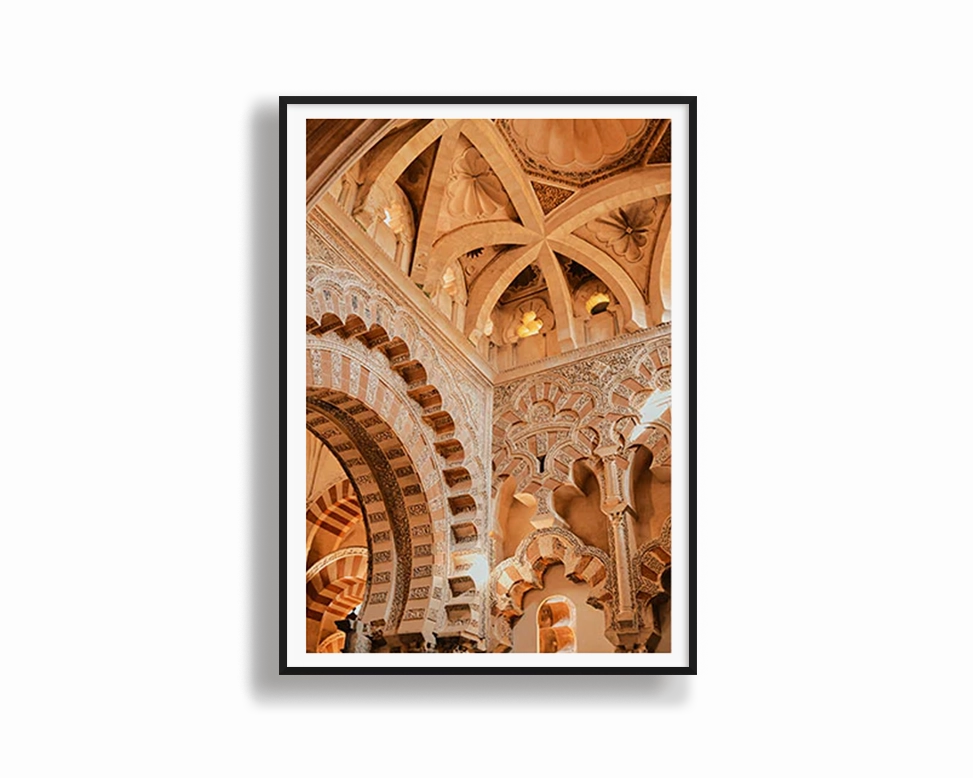 Mosque Cathedral of Crdoba Spainmodern abstract painting decor