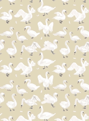 Mother Goose, Wallpapernordic minimalist wallpaper