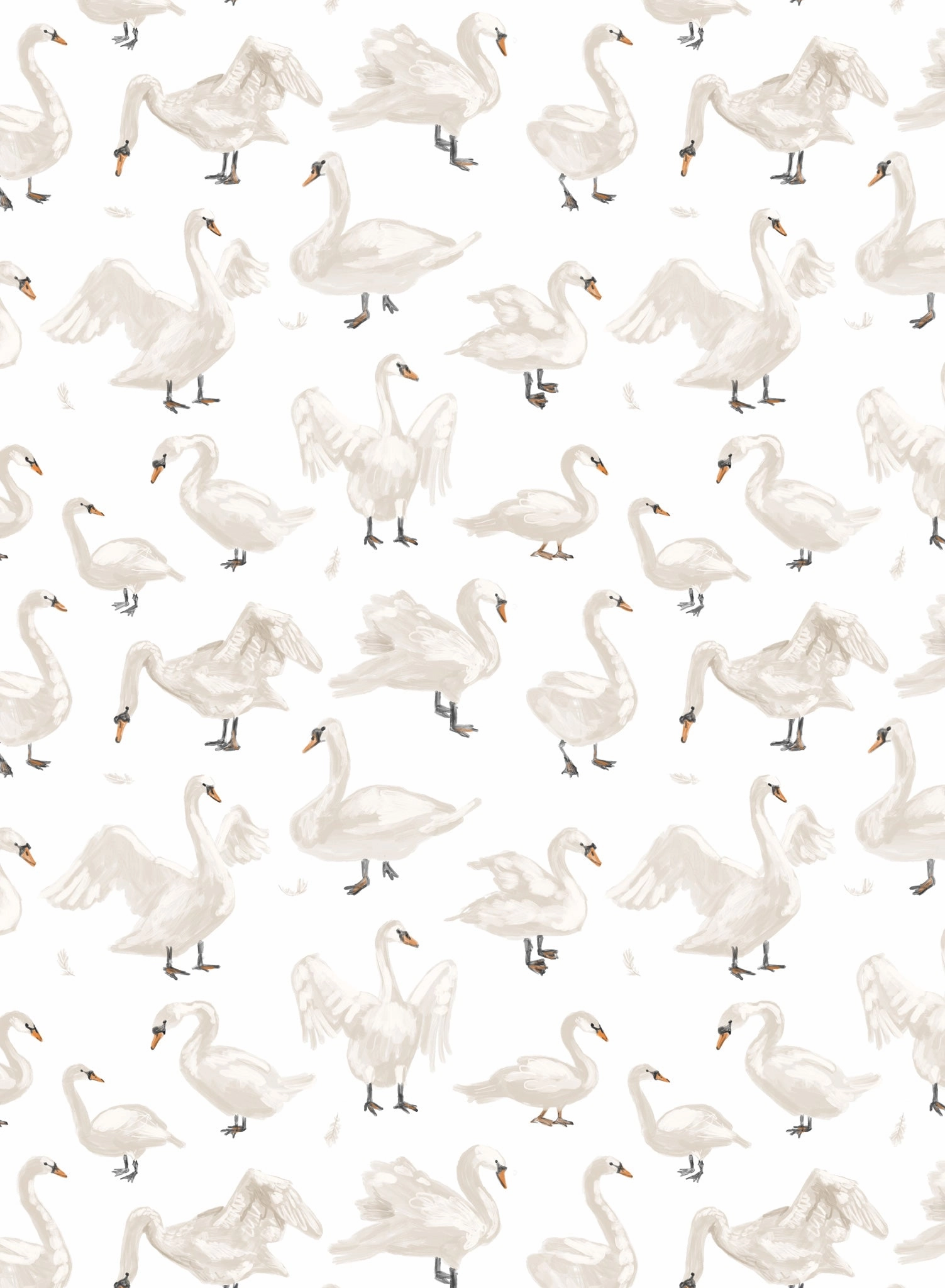 Mother Goose, Wallpaper