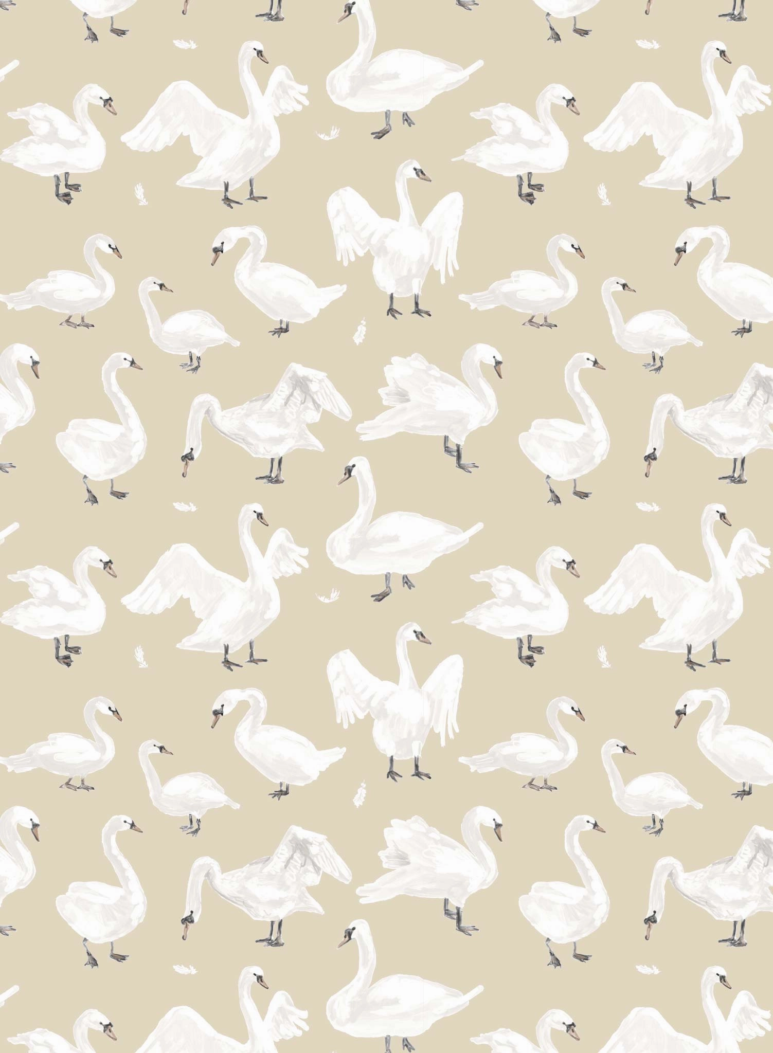 Mother Goose, Wallpapernordic minimalist wallpaper