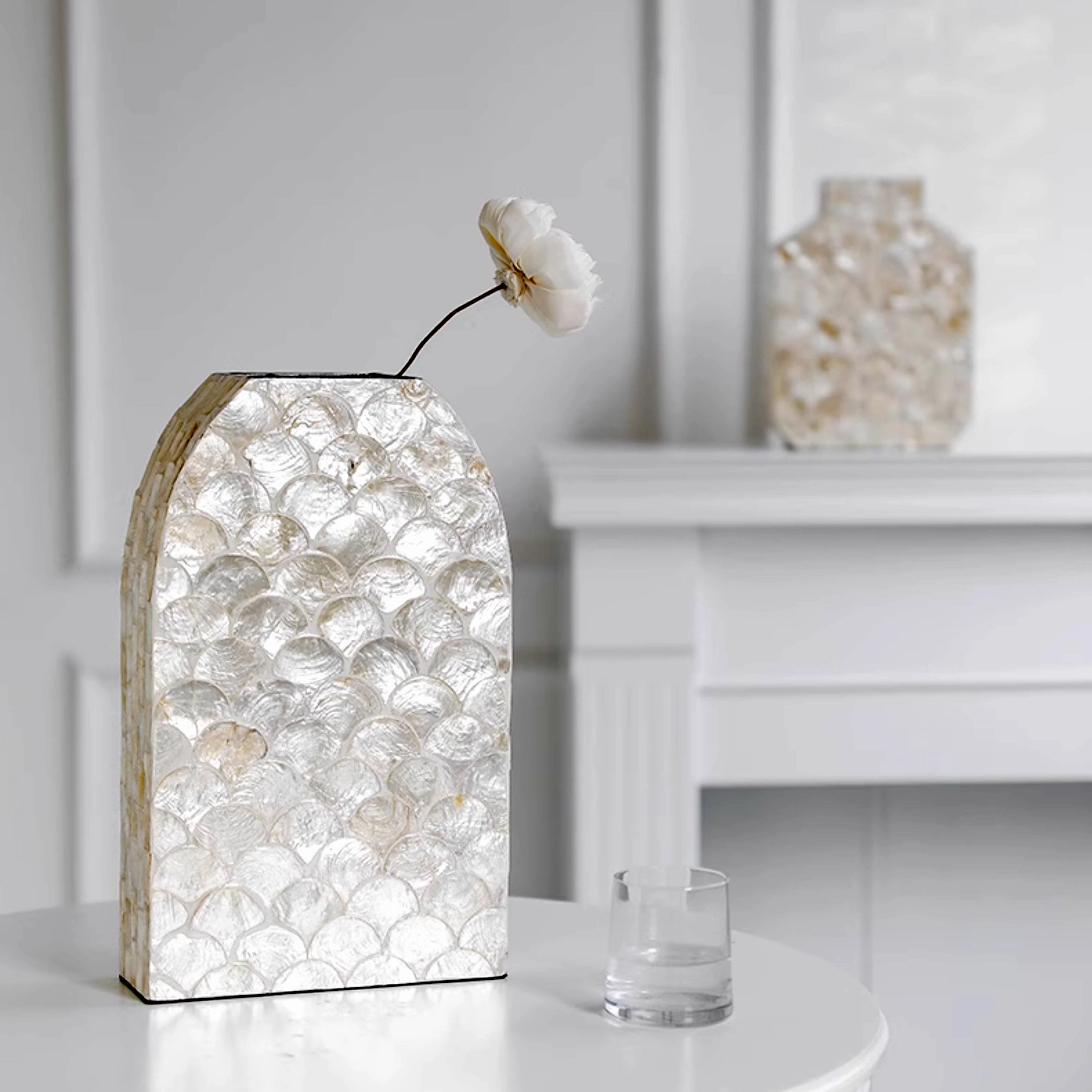 Mother of Pearl Vasehome decoration ,modern home decor 