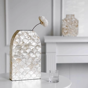 Mother of Pearl Vasehome decoration ,modern home decor 